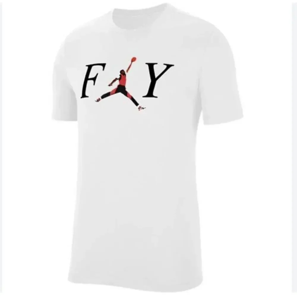 Jordan Fly Crew White Standard Fit T-Shirt